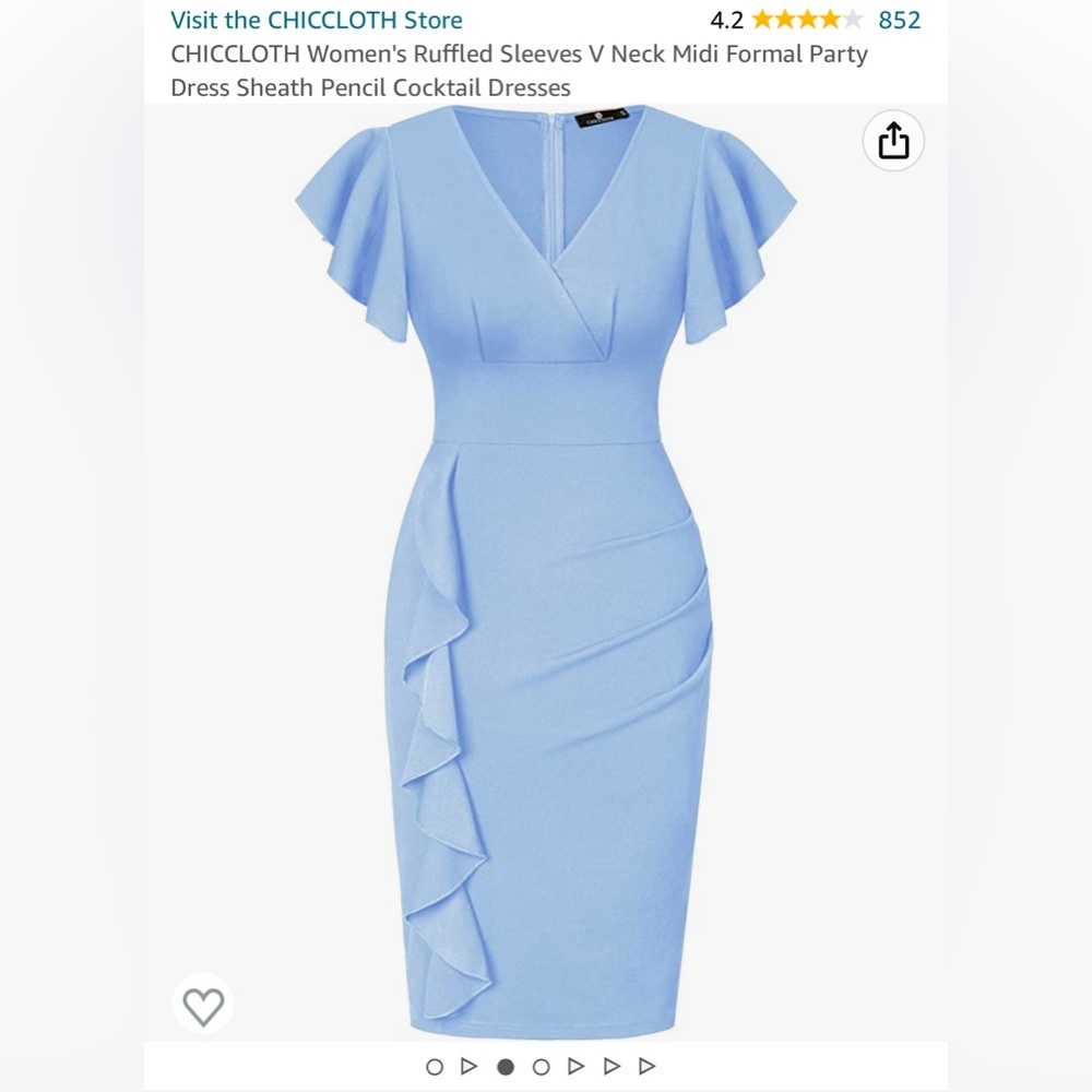 NWT Gorfeous baby blue dress!